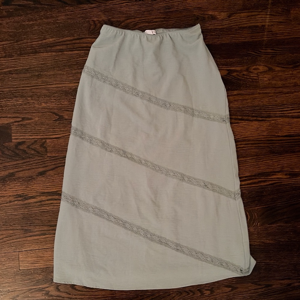 Chic Women's Teal Maxi Skirt